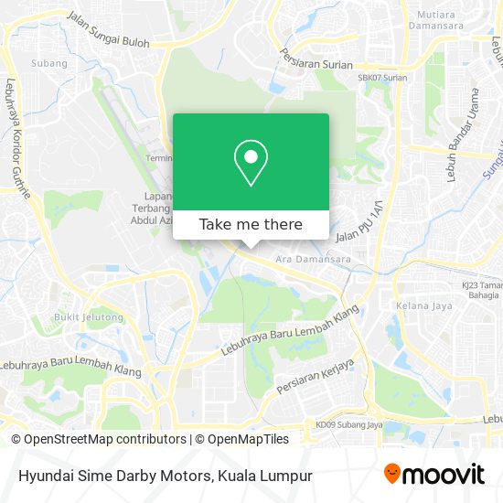 Hyundai Sime Darby Motors map