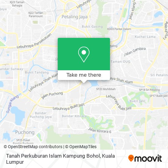 Tanah Perkuburan Islam Kampung Bohol map