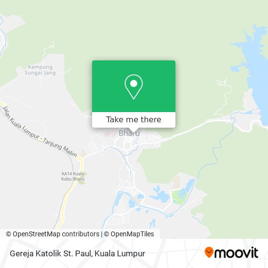 Gereja Katolik St. Paul map
