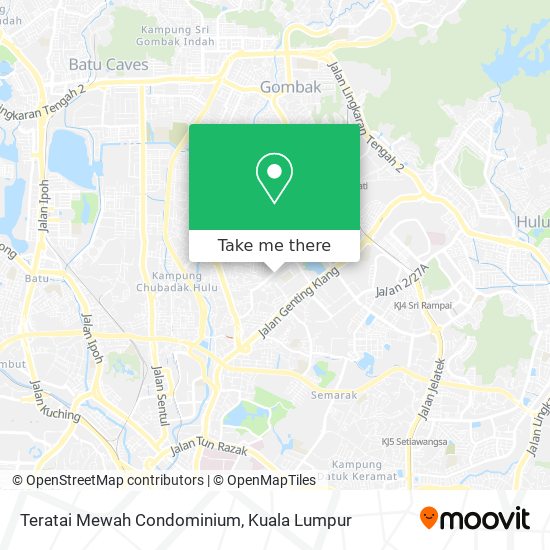 Teratai Mewah Condominium map