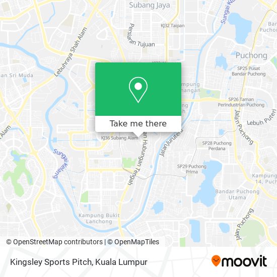 Kingsley Sports Pitch map