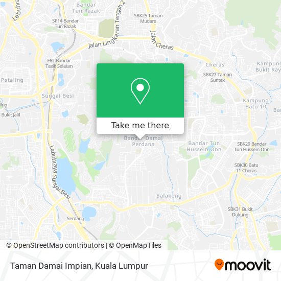 Peta Taman Damai Impian