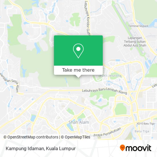 Kampung Idaman map