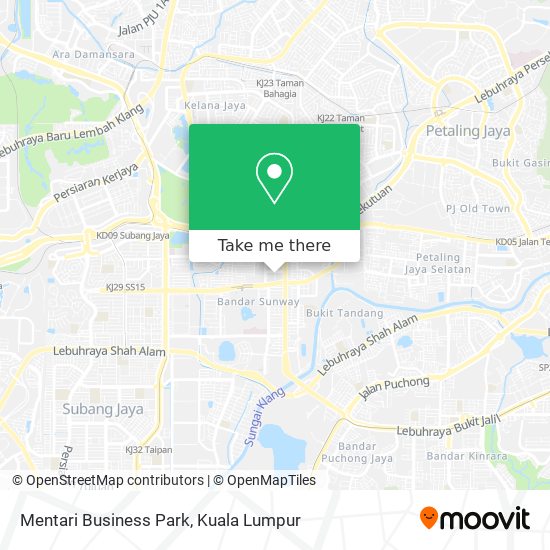 Mentari Business Park map