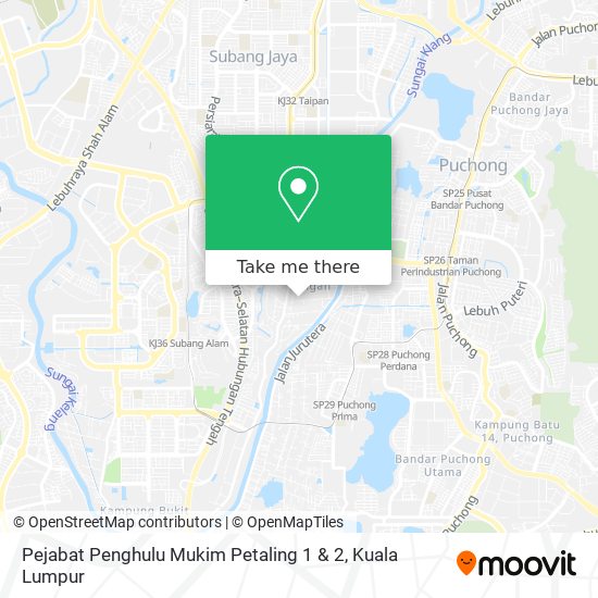 Pejabat Penghulu Mukim Petaling 1 & 2 map