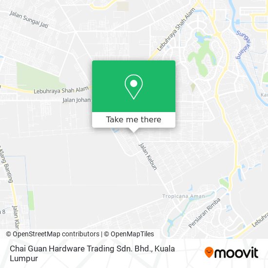 Chai Guan Hardware Trading Sdn. Bhd. map