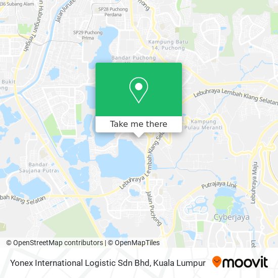 Peta Yonex International Logistic Sdn Bhd