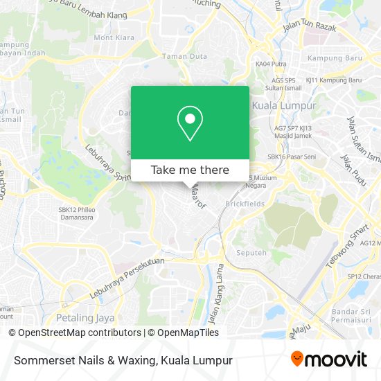 Sommerset Nails & Waxing map