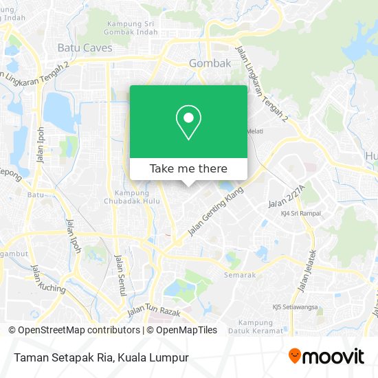 Peta Taman Setapak Ria