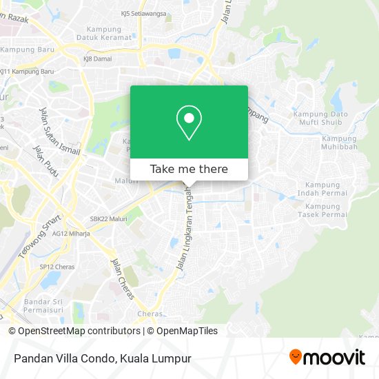 Pandan Villa Condo map