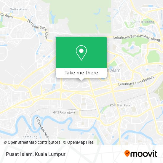 Pusat Islam map