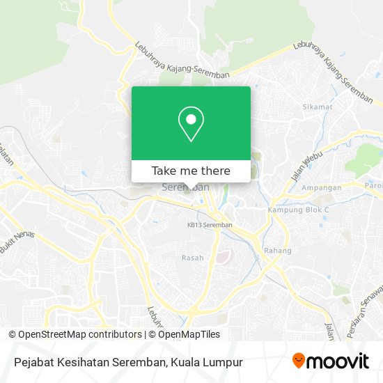 Pejabat Kesihatan Seremban map