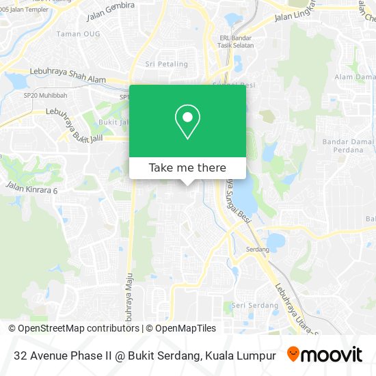 32 Avenue Phase II @ Bukit Serdang map