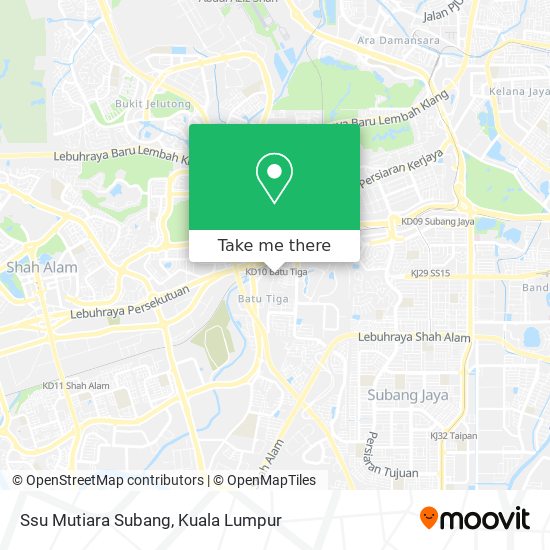 Ssu Mutiara Subang map