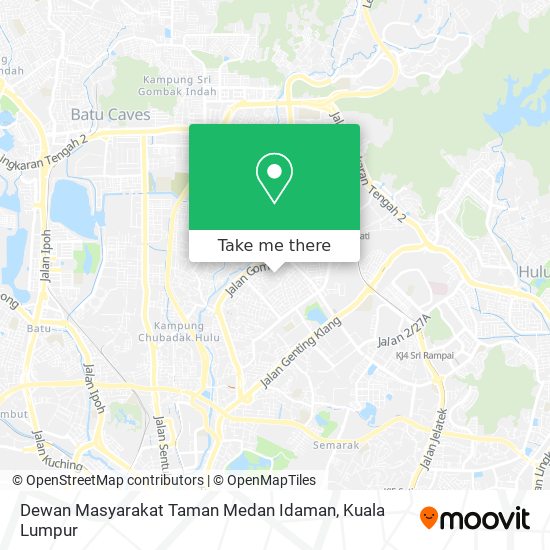 Dewan Masyarakat Taman Medan Idaman map