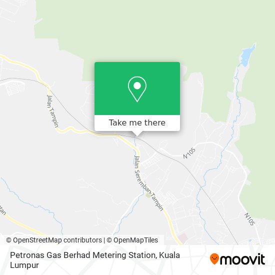 Petronas Gas Berhad Metering Station map