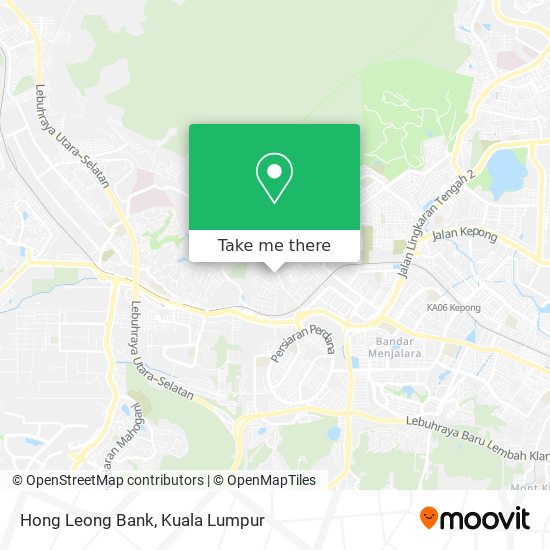 Hong Leong Bank map