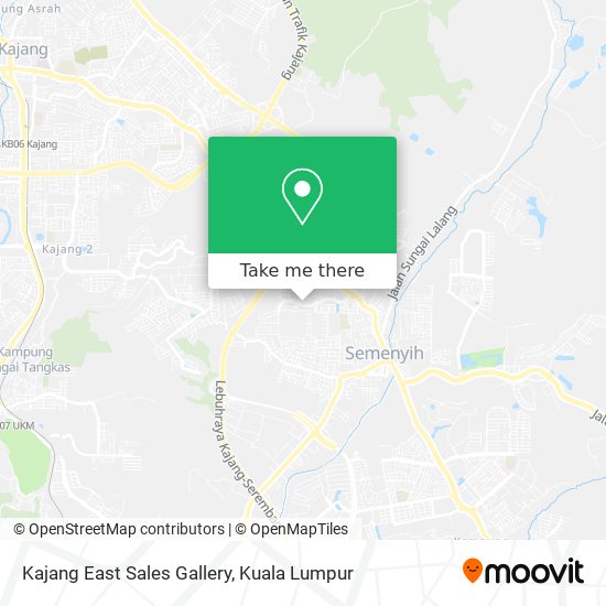 Kajang East Sales Gallery map