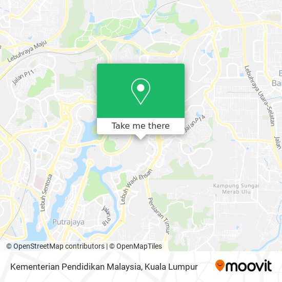 Peta Kementerian Pendidikan Malaysia