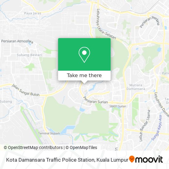 Kota Damansara Traffic Police Station map