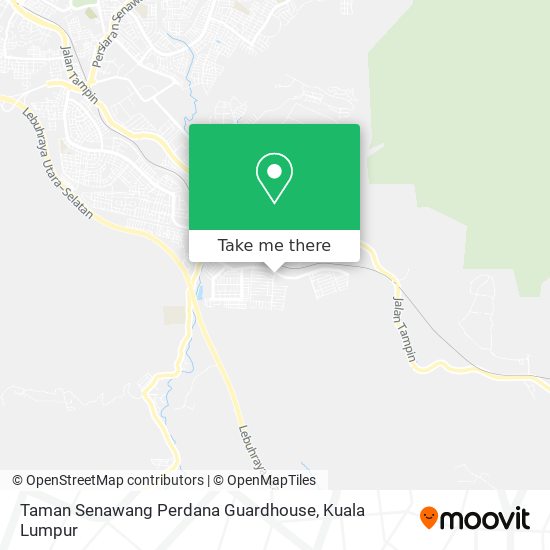 Peta Taman Senawang Perdana Guardhouse