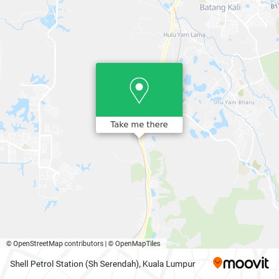 Peta Shell Petrol Station (Sh Serendah)