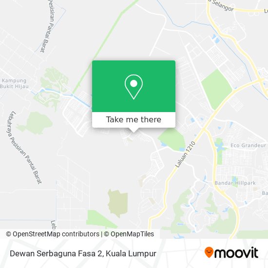 Dewan Serbaguna Fasa 2 map