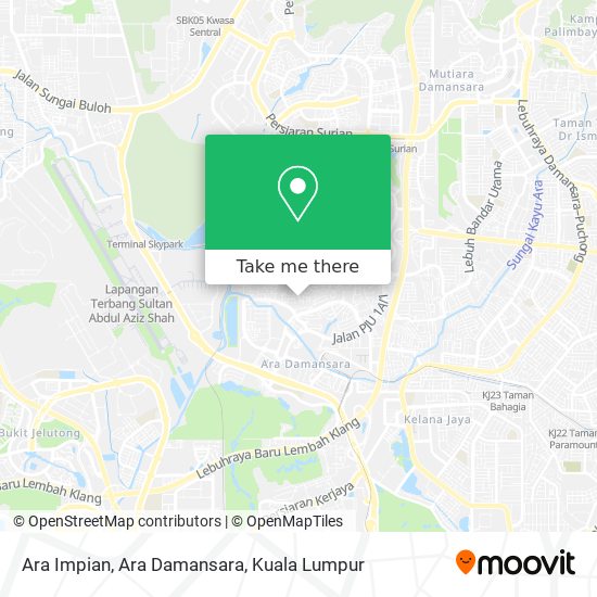 Peta Ara Impian, Ara Damansara