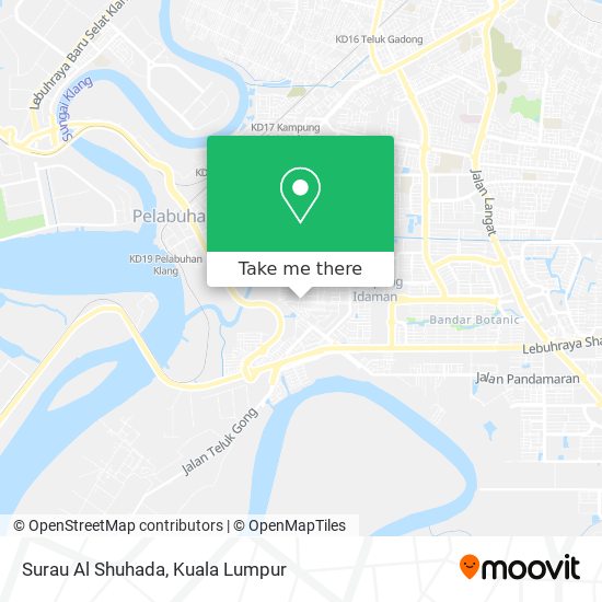 Surau Al Shuhada map