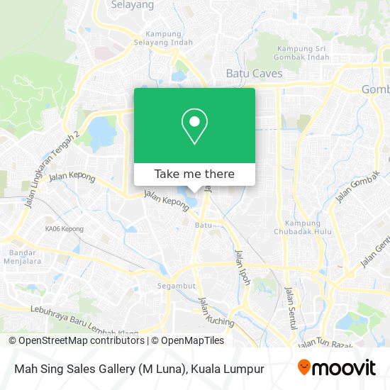 Mah Sing Sales Gallery (M Luna) map