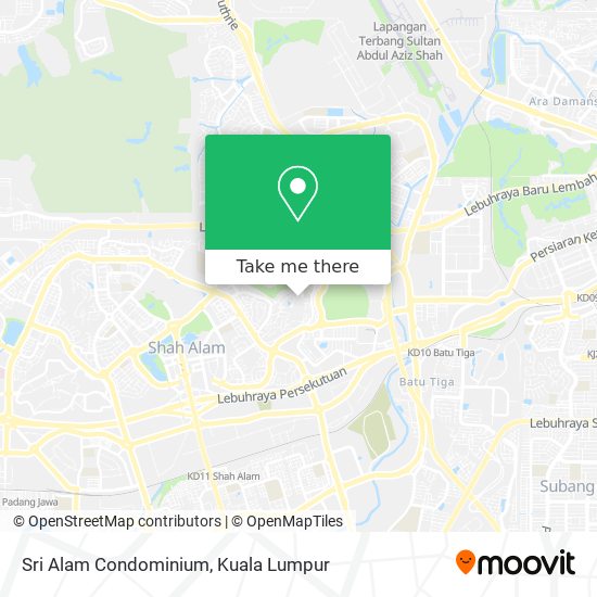 Sri Alam Condominium map