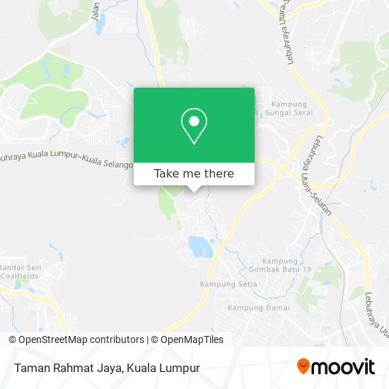 Peta Taman Rahmat Jaya