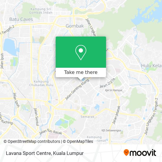 Lavana Sport Centre map