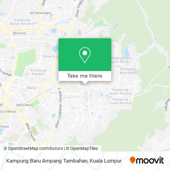 Peta Kampung Baru Ampang Tambahan