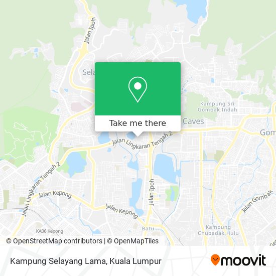 Peta Kampung Selayang Lama