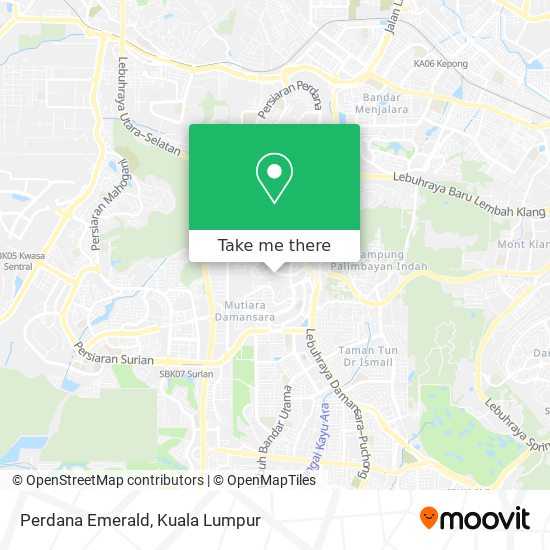 Perdana Emerald map