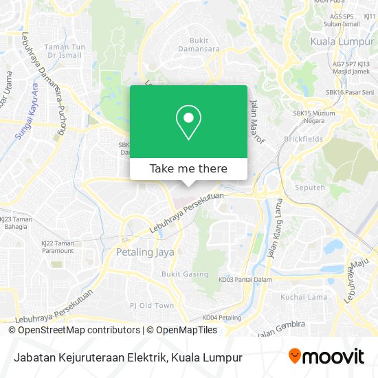 Peta Jabatan Kejuruteraan Elektrik