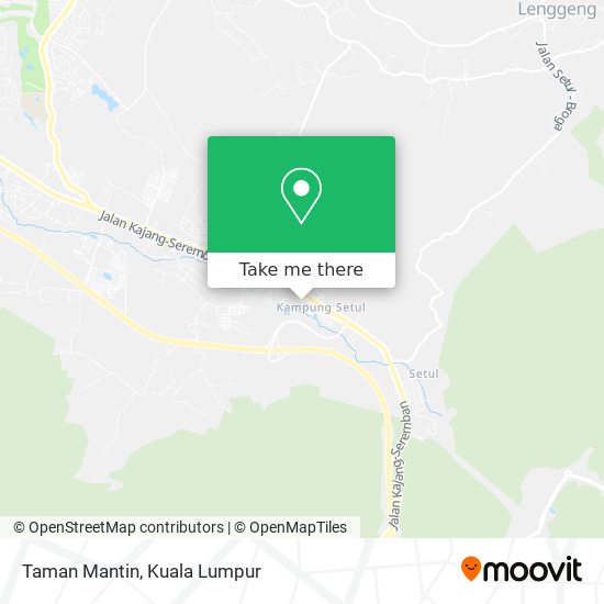 Taman Mantin map