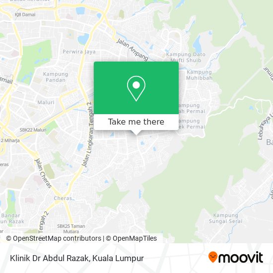 Klinik Dr Abdul Razak map