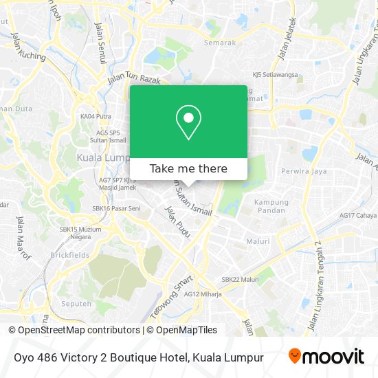 Oyo 486 Victory 2 Boutique Hotel map