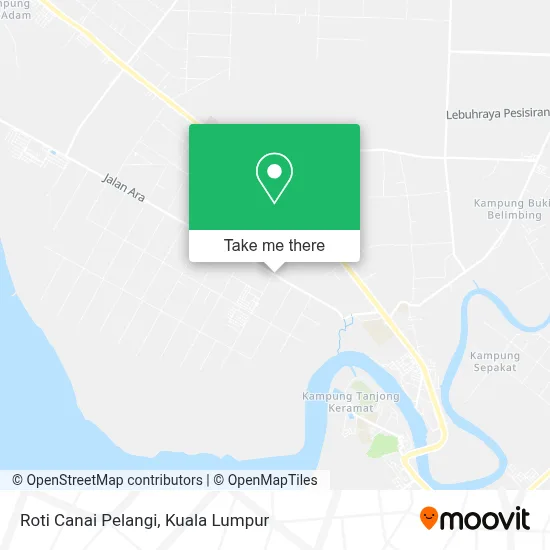 Roti Canai Pelangi map