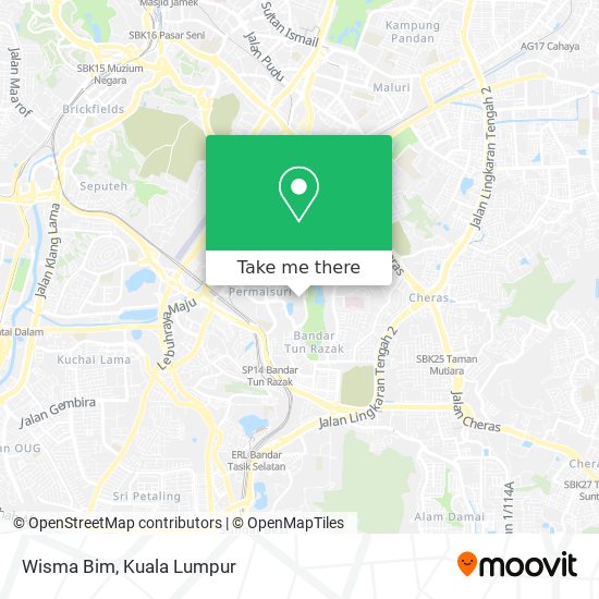 Wisma Bim map