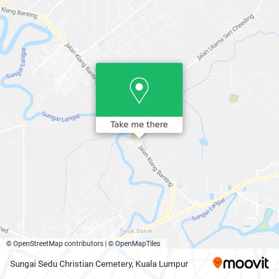 Sungai Sedu Christian Cemetery map