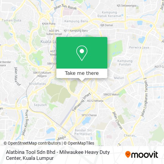 Alatbina Tool Sdn Bhd - Milwaukee Heavy Duty Center map