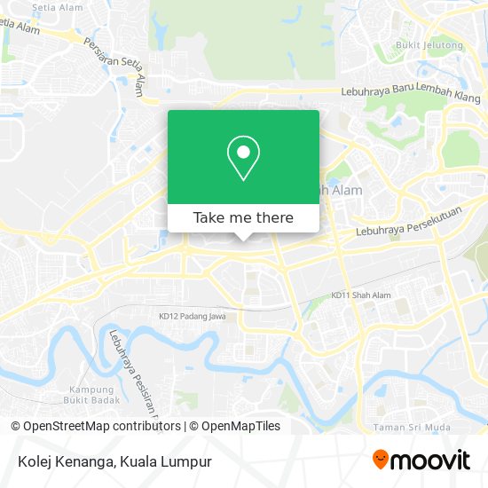 Kolej Kenanga map