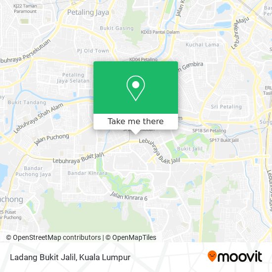 Ladang Bukit Jalil map