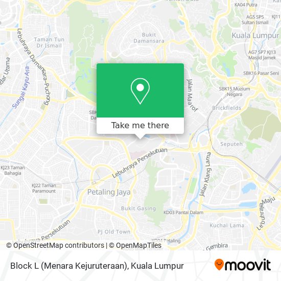 Block L (Menara Kejuruteraan) map