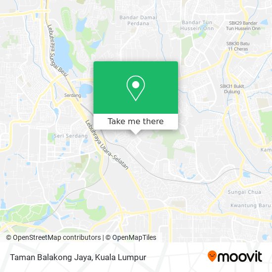 Taman Balakong Jaya map