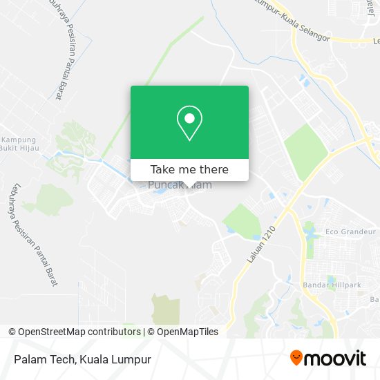 Palam Tech map