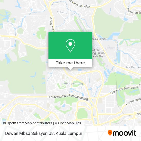 Peta Dewan Mbsa Seksyen U8